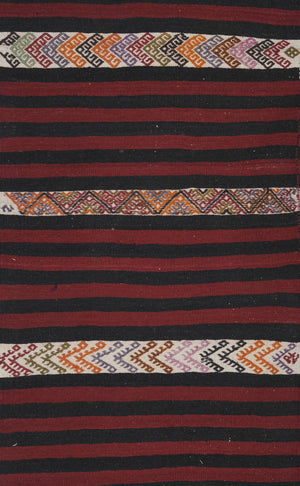 Vintage Turkish Kilim Runner 2'3'' x 10'2''