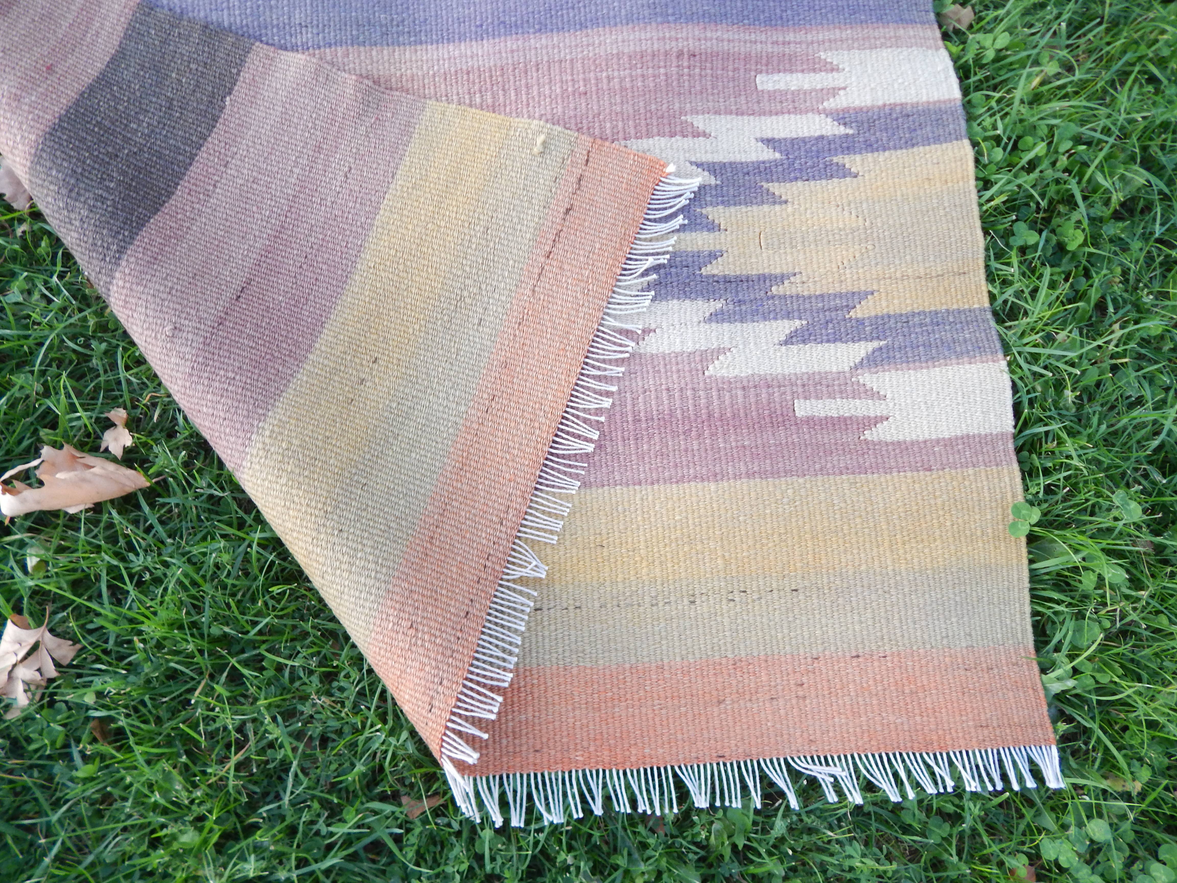 Vintage Turkish Kilim Runner 2'7'' x 7'8''