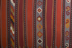 Vintage Turkish Kilim Runner 2'5'' x 22'6''