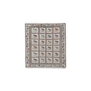 Vintage Turkish Kilim Rug 46'' x 49''