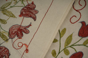 Swan Suzani Wall Hanging & Tablecloth | 20'' x 36''