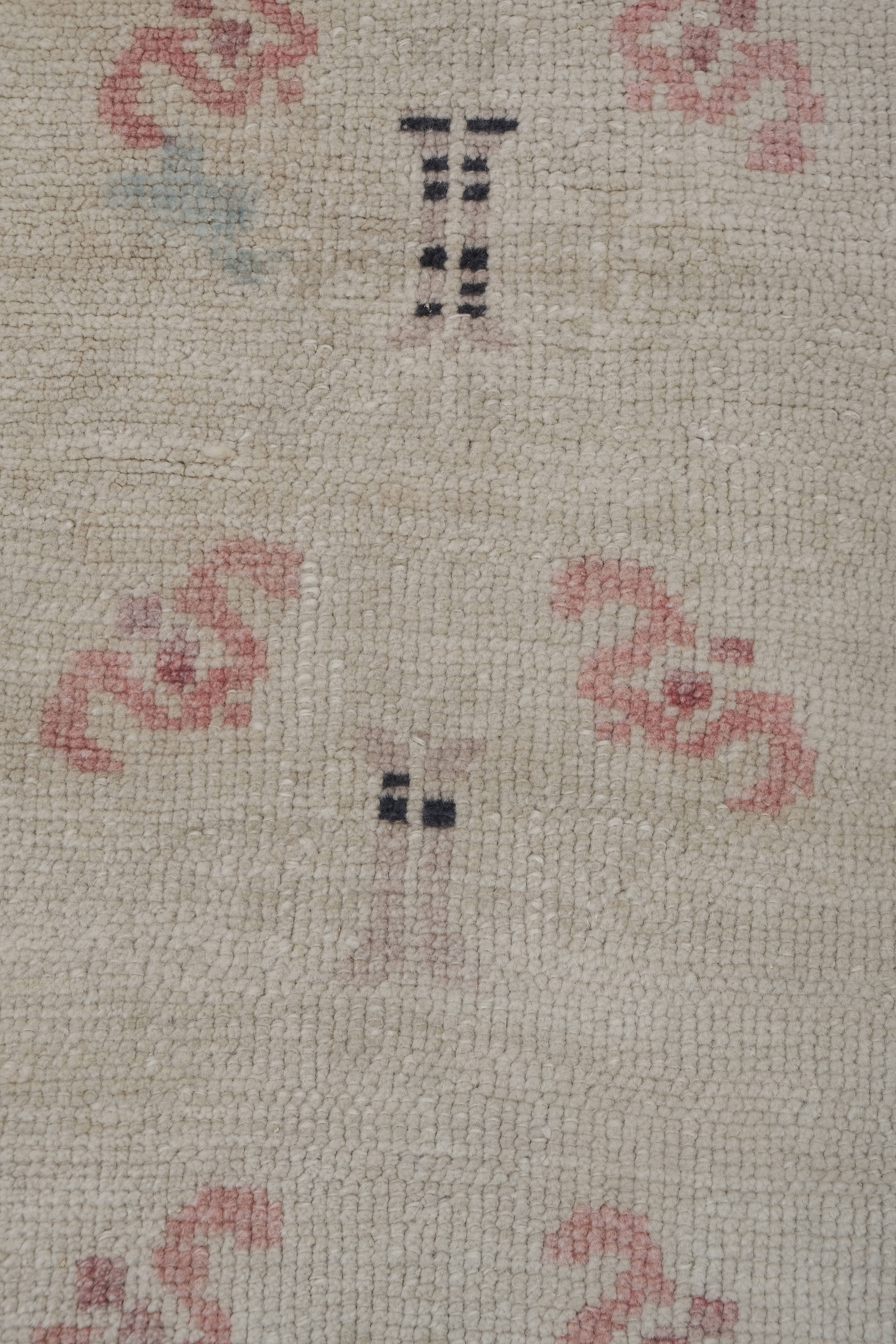 Vintage Oushak Rug 3'1'' x 6'1''