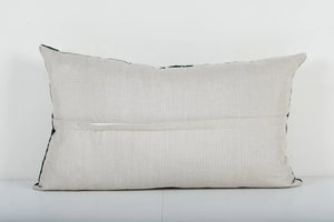 Tiger Silk Ikat Velvet Pillow Cover | 18'' x 30''