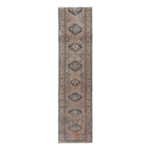 Vintage Turkish Anatolian Runner Rug 3'1'' x 12'4''