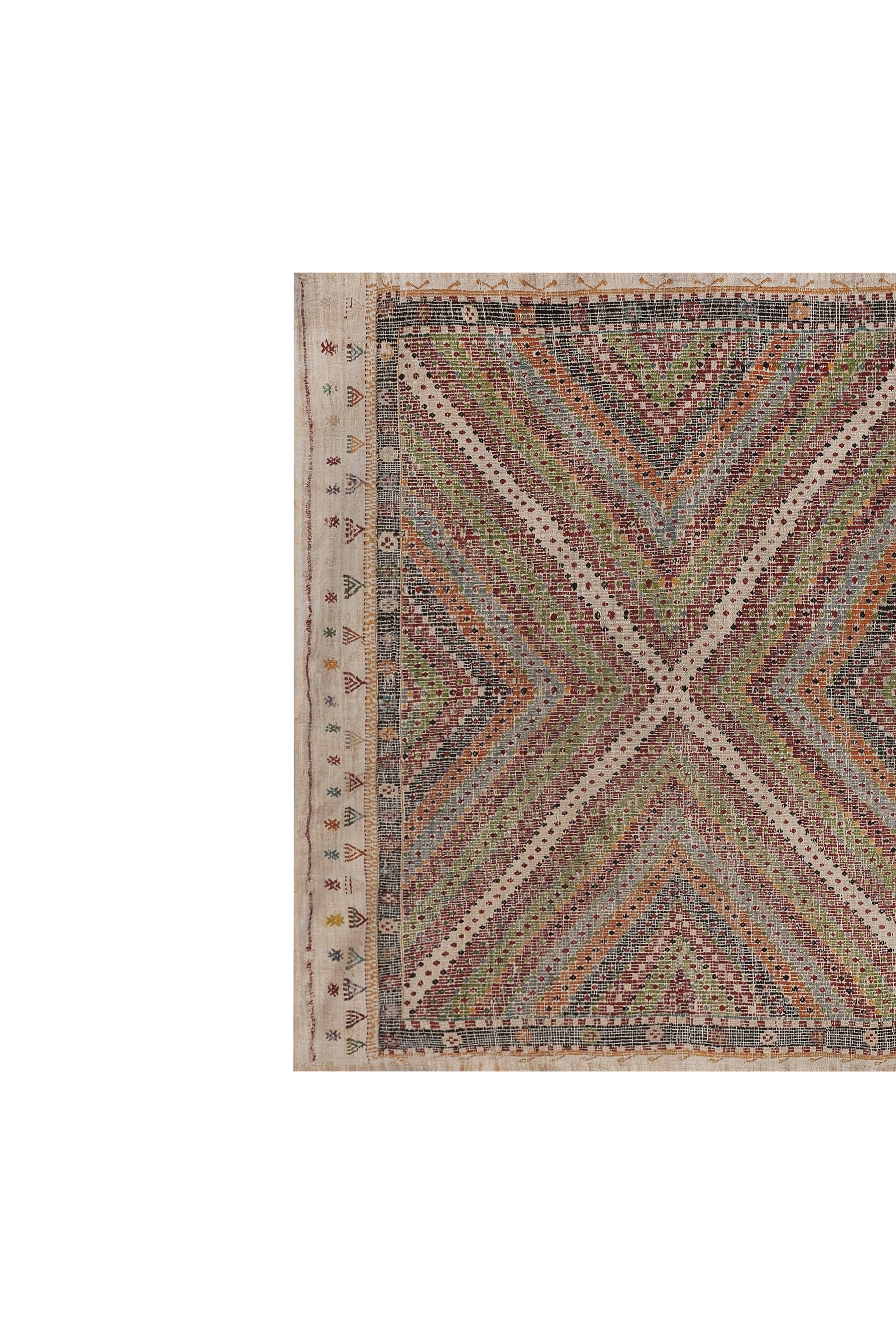 Vintage Turkish Kilim Rug 6'8'' x 10'4''