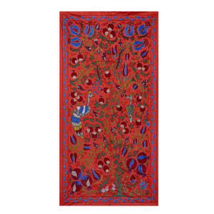 Suzani Wall Hanging & Bedspread 3'4'' x 6'1''