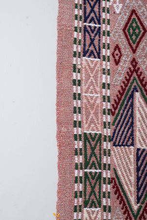 Vintage Turkish Kilim Rug 5'7'' x 7'1''