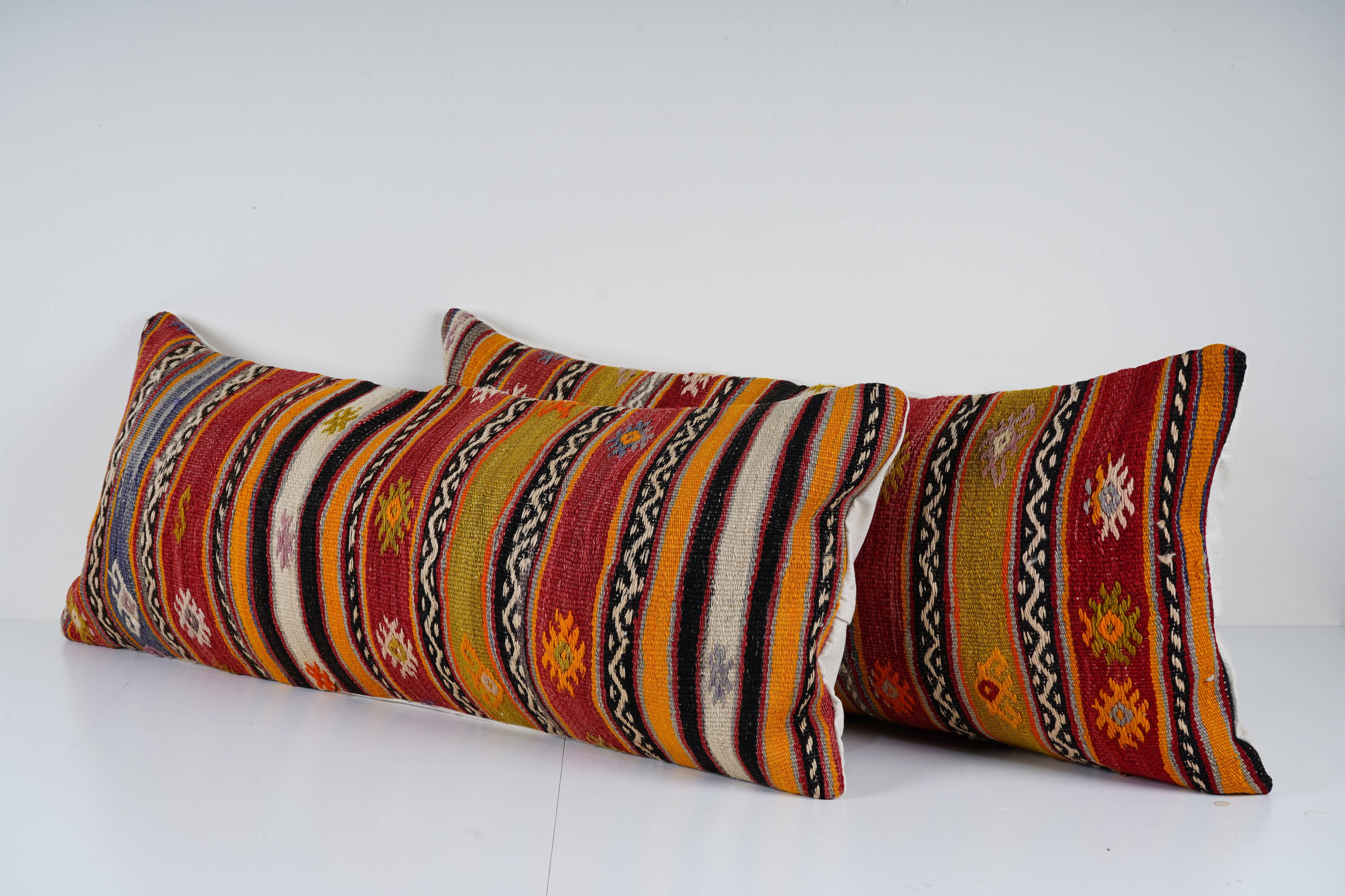 Kilim Bedding Pillow Cover Set of 2 | 16'' x 40''