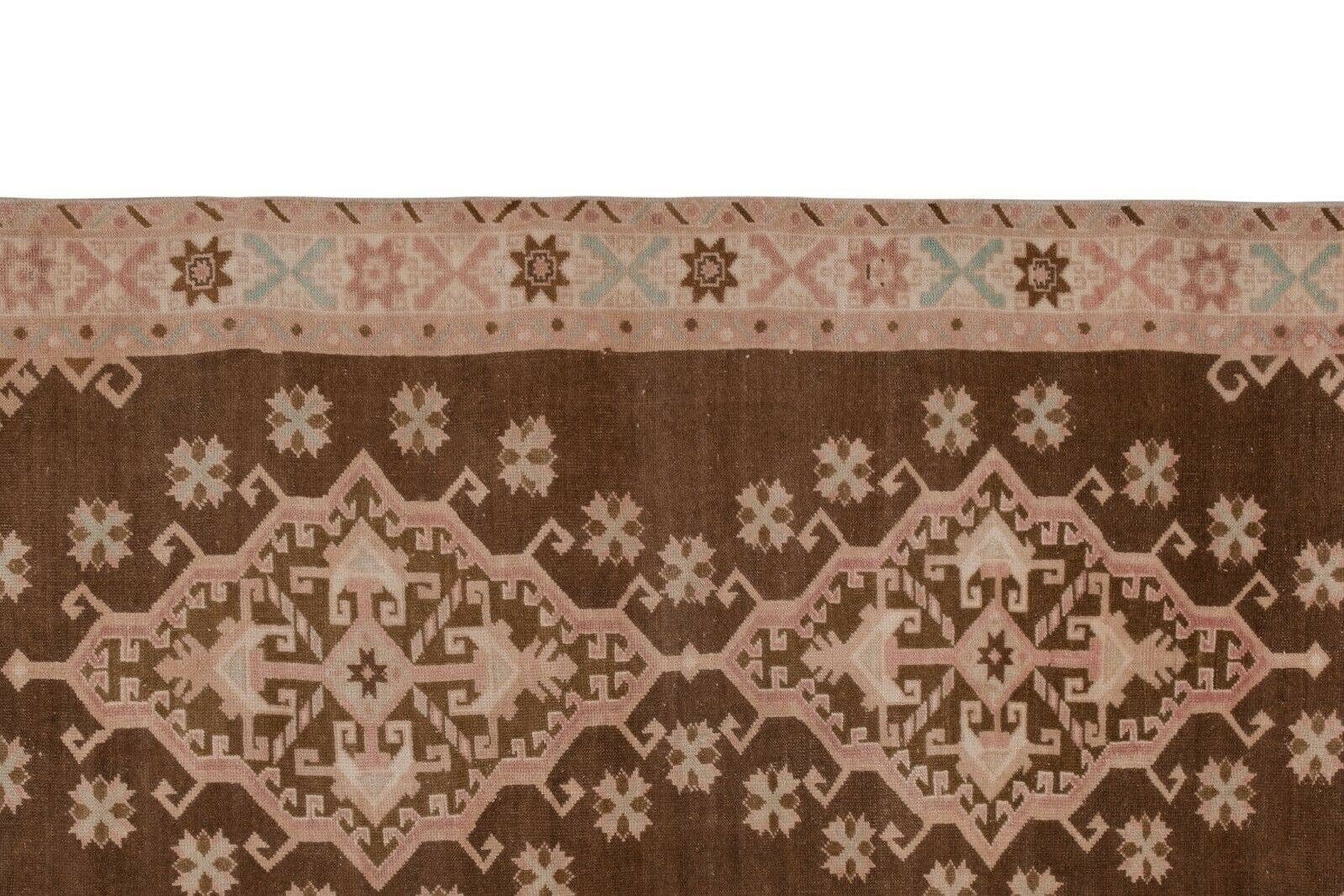 Vintage Turkish Anatolian Runner Rug 4'5'' x 9'8''