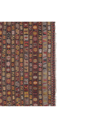 Vintage Turkish Kilim Rug 5'2'' x 7'11''