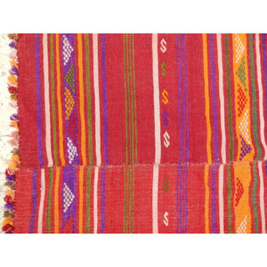 Vintage Turkish Kilim Rug 4'11'' x 8'1''