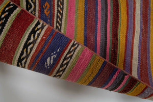 Vintage Turkish Kilim Runner 2'6'' x 11'5''
