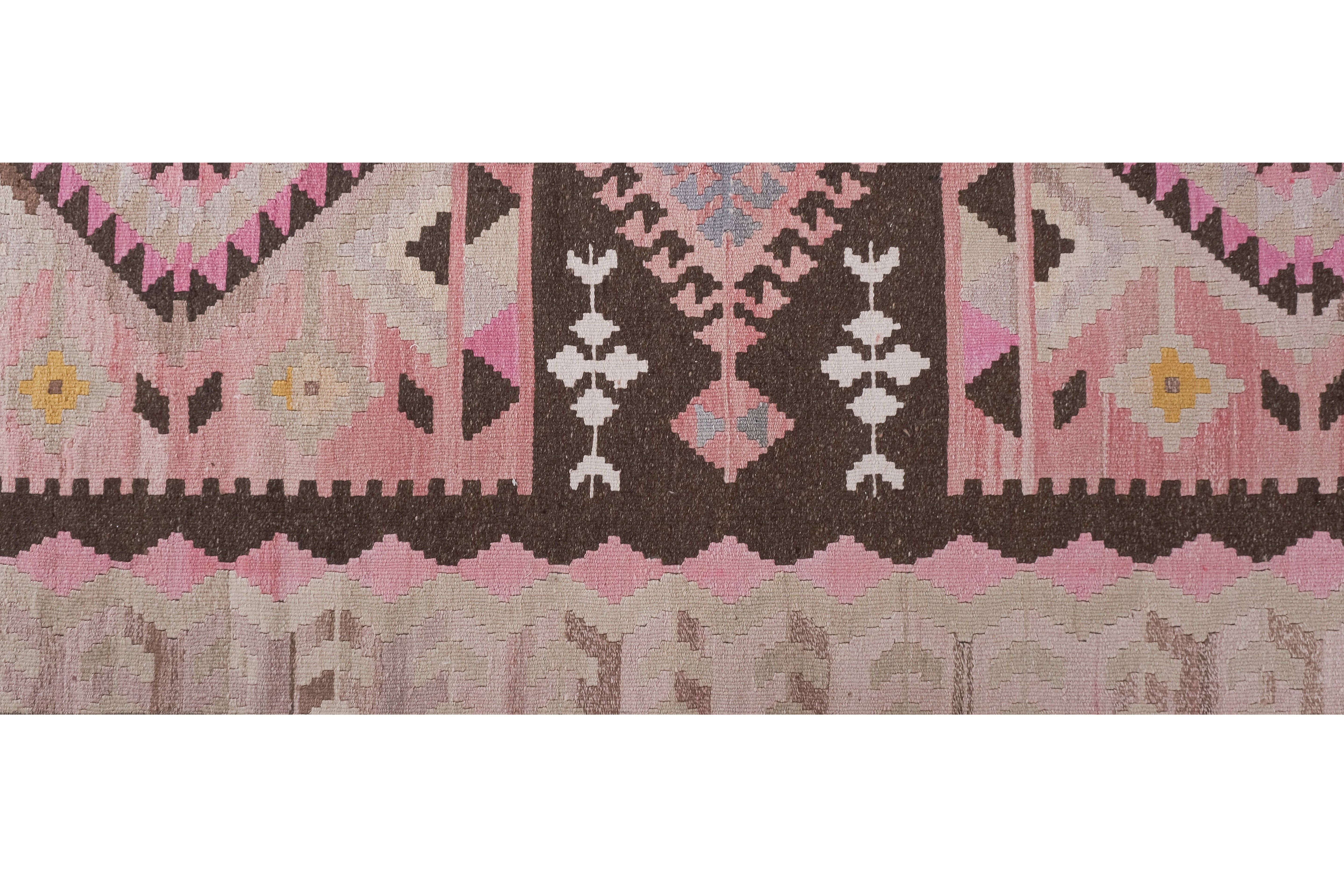Vintage Turkish Runner Rug 2'4'' x 19'8''