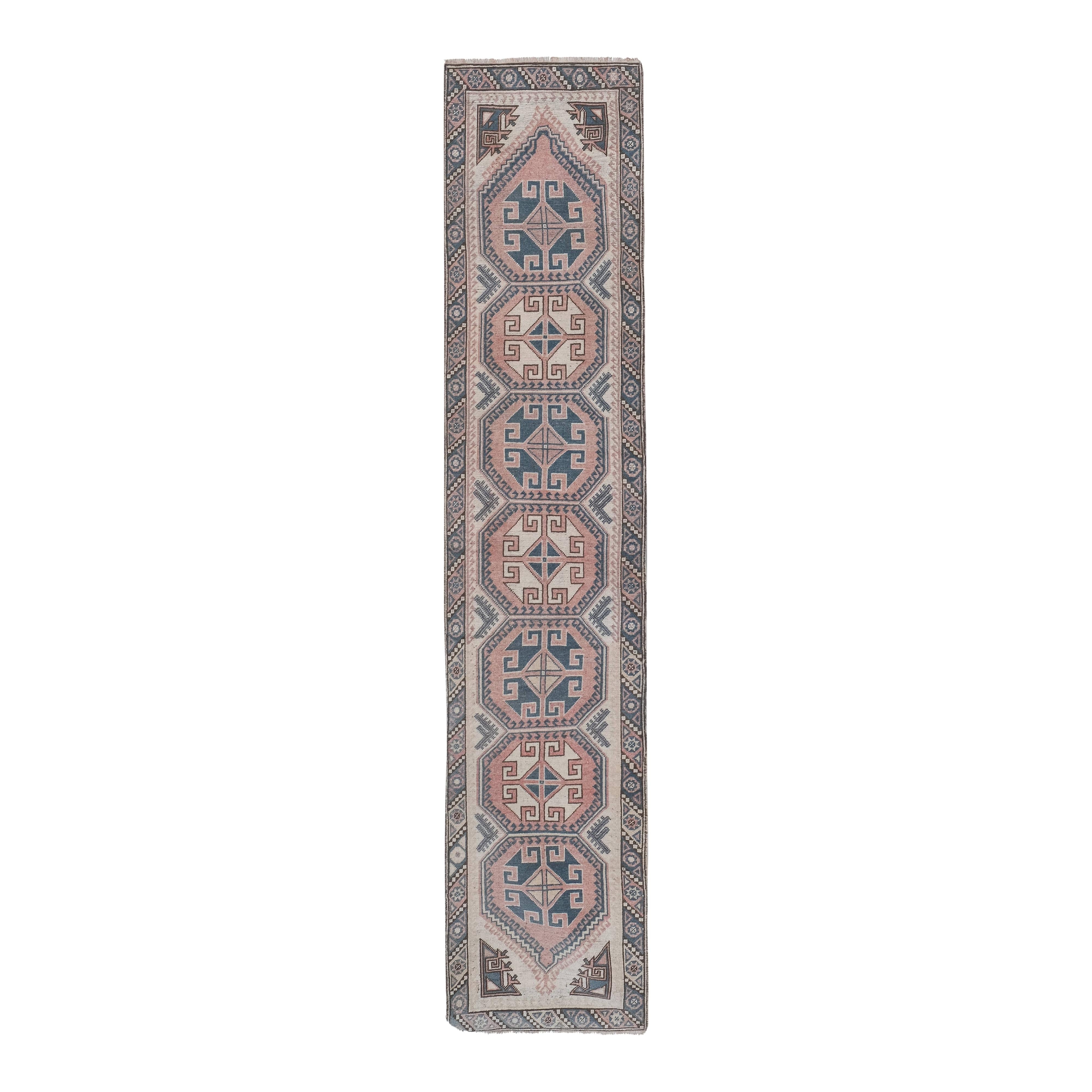 Vintage Oushak Runner 2'2'' x 10'5''