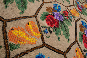Vintage Turkish Kilim Rug 4'11'' x 6'