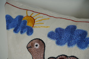 Tortoise Suzani Pillow Cover Set of 2 | 18'' x 18''