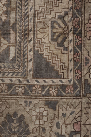 Vintage Turkish Konya Rug 7'7'' x 12'2''