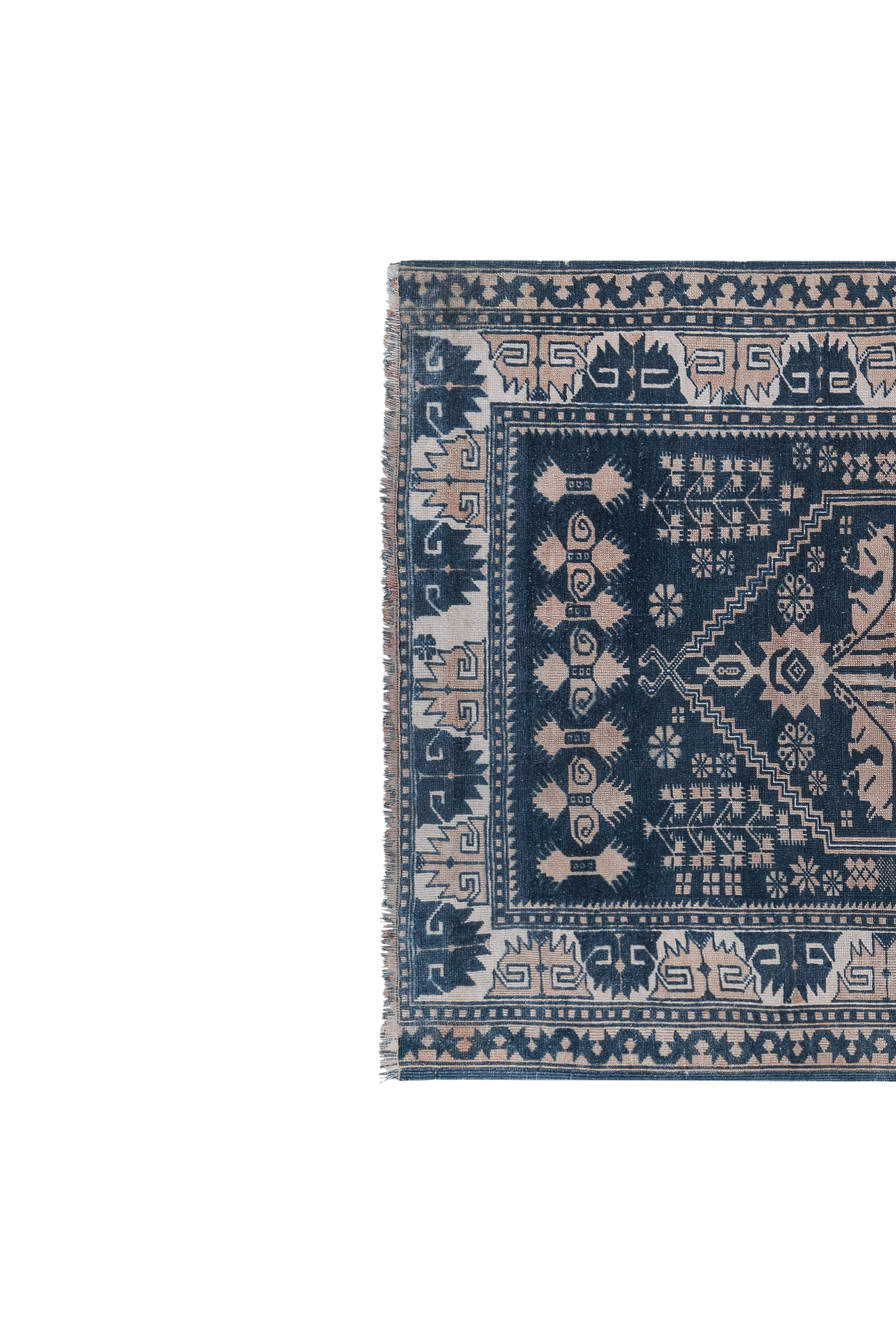 Vintage Turkish Rug 3'9'' x 5'6''