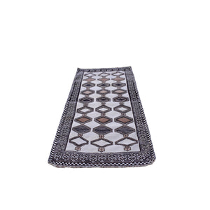 Vintage Turkish Anatolian Oushak Rug 3'4'' x 6'6''