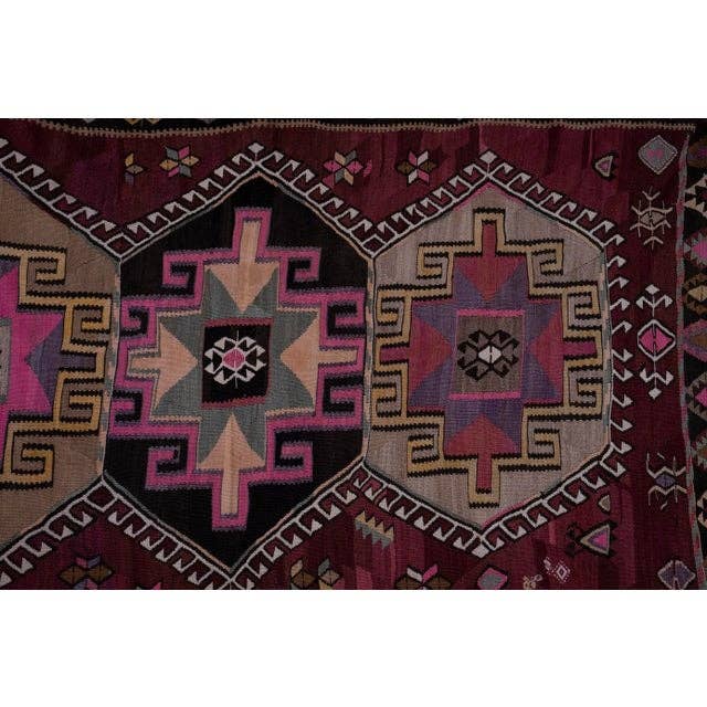 Vintage Kars Kilim Rug 5'5'' x 13'11''