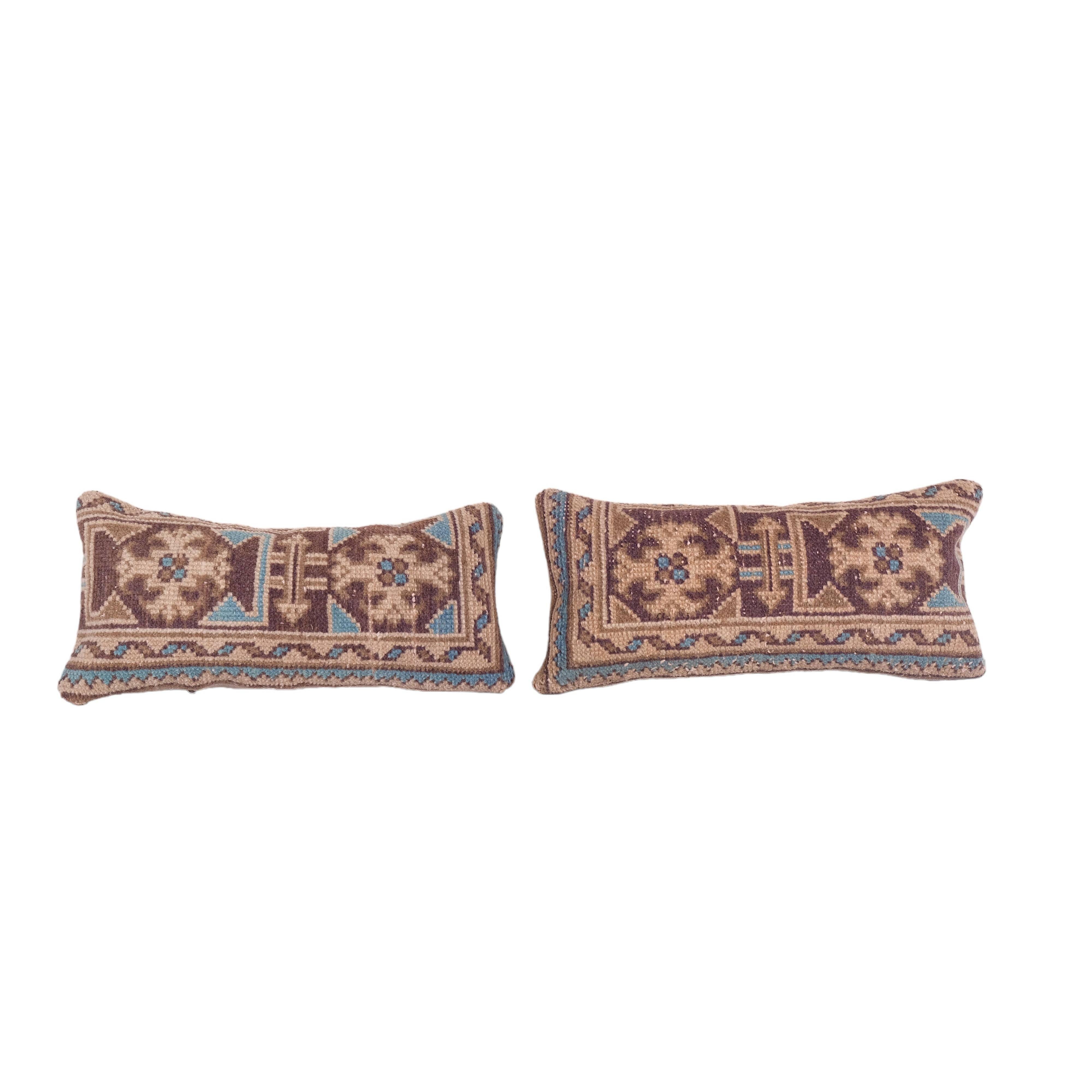 Rug Pillow Cover Set of 2 | 10'' x 20''