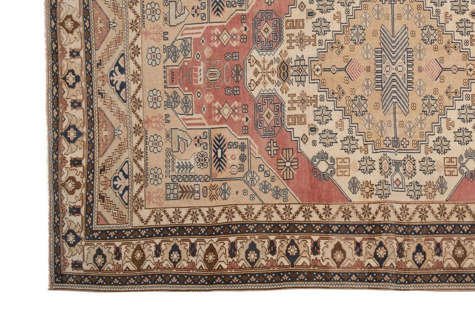 Vintage Turkish Karapinar Rug 6'8'' x 10'10''