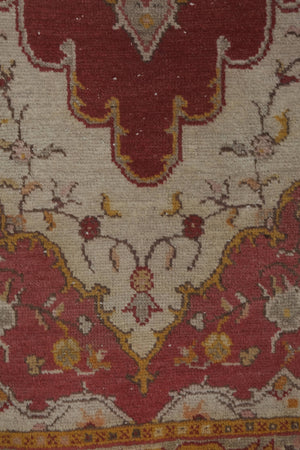 Vintage Oushak Rug 3'5'' x 7'9''