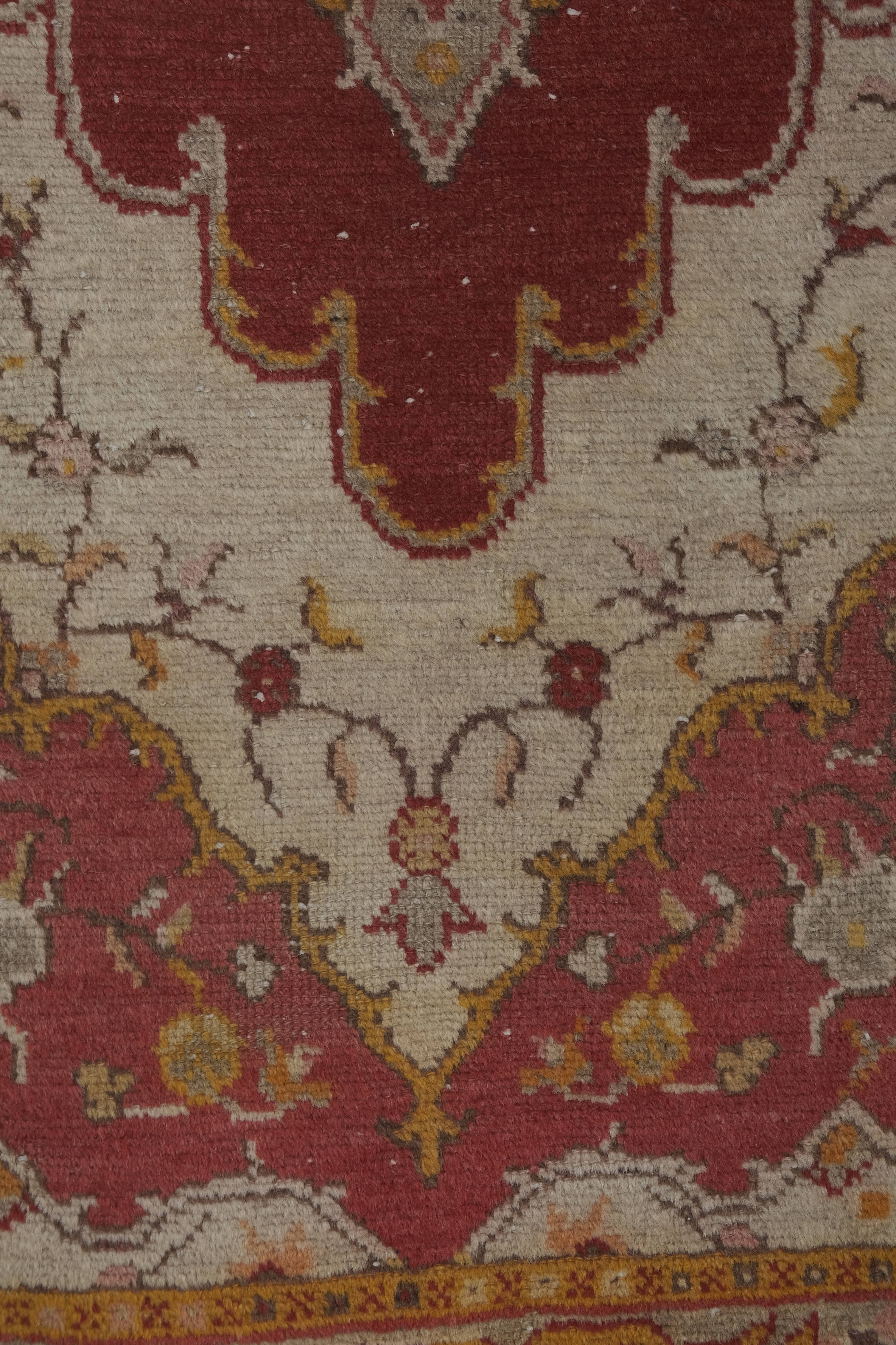 Vintage Oushak Rug 3'5'' x 7'9''
