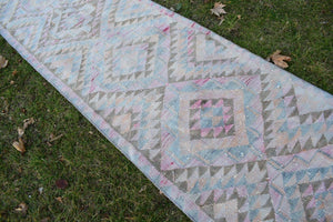 Vintage Herki Kilim Runner 2'6'' x 11'6''