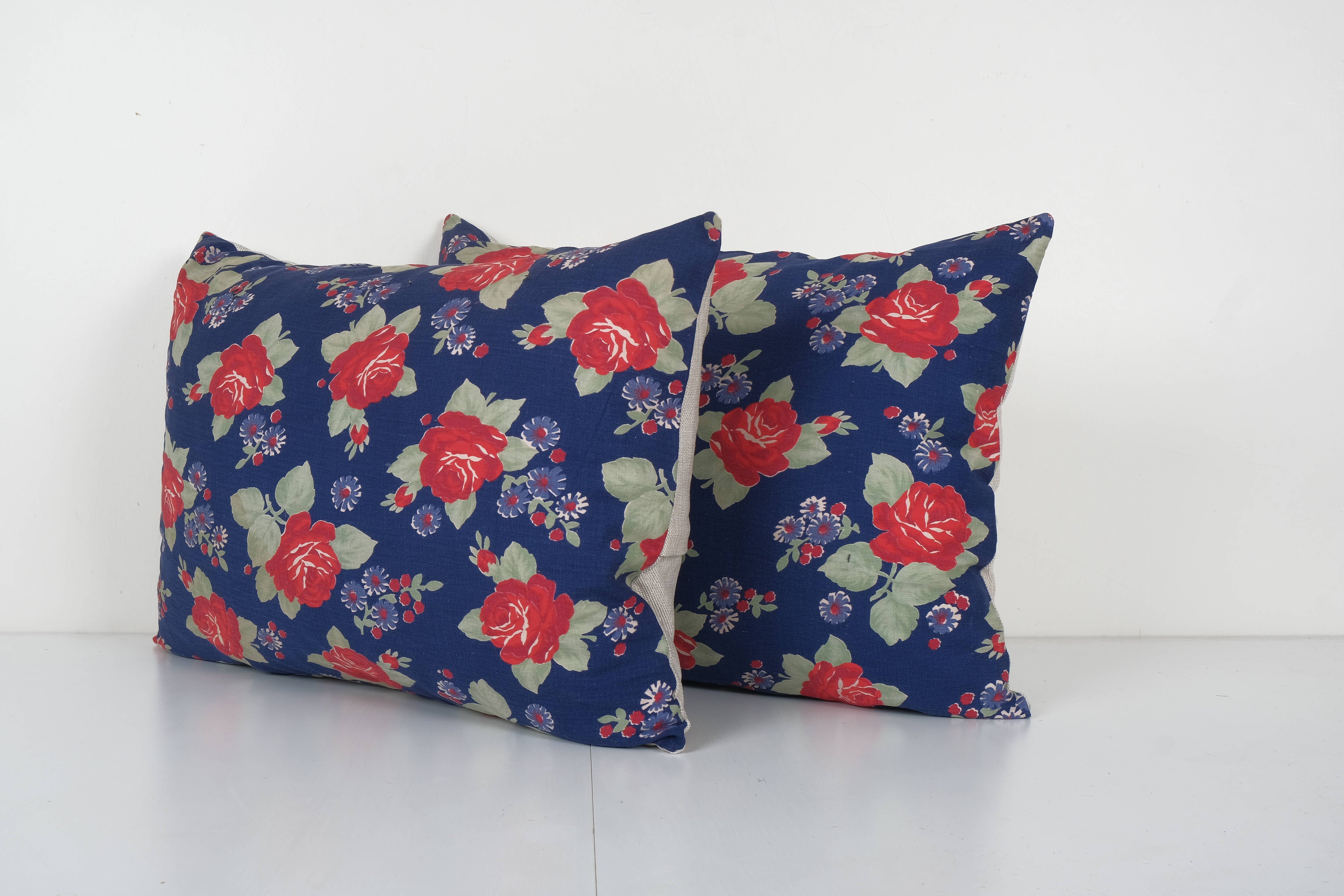 Uzbek Roller Printed Pillow Cover | 16'' x 24''