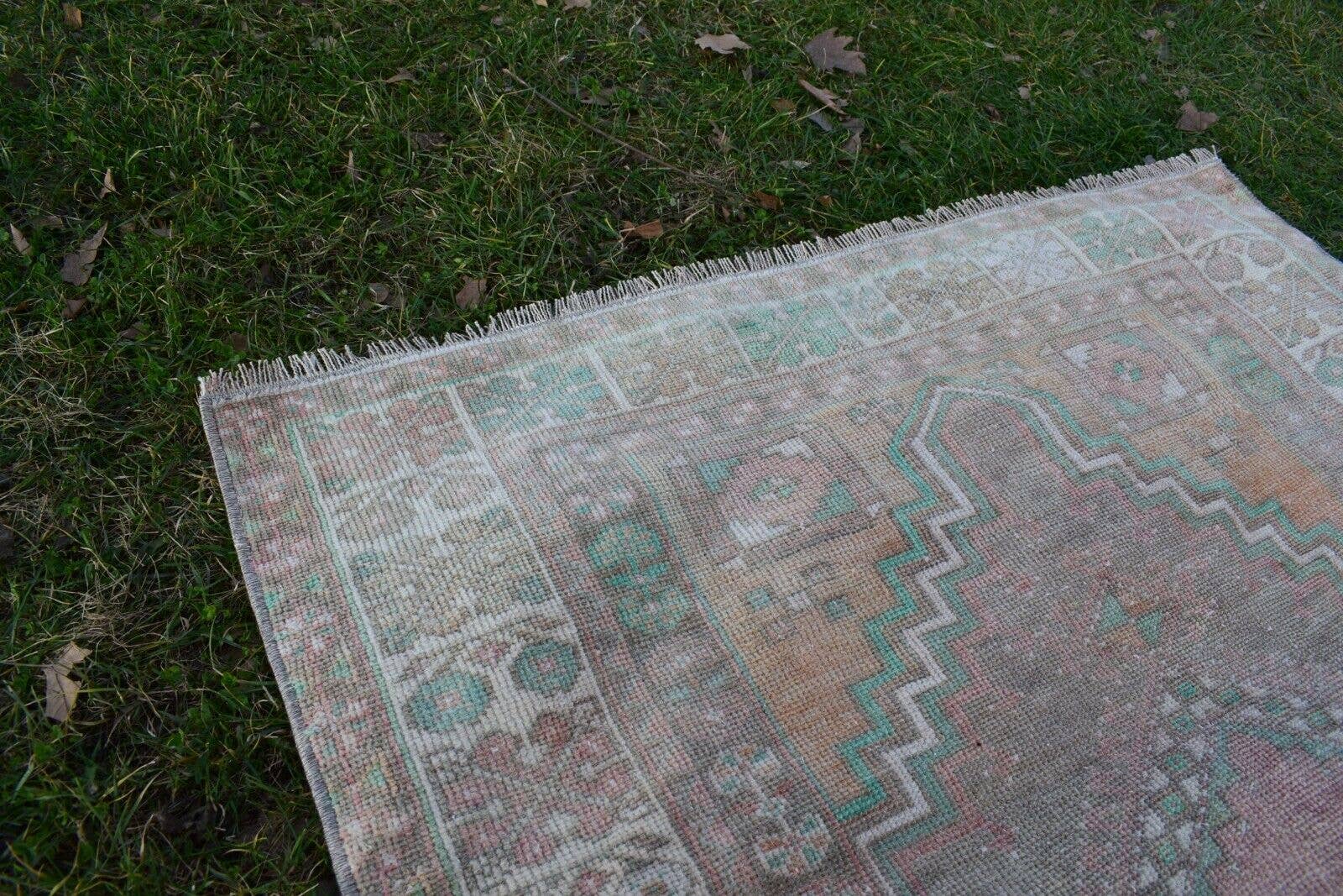 Vintage Oushak Rug 3'6'' x 6'3''