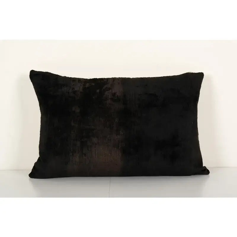 Silk Ikat Velvet Pillow Cover | 16'' x 24''