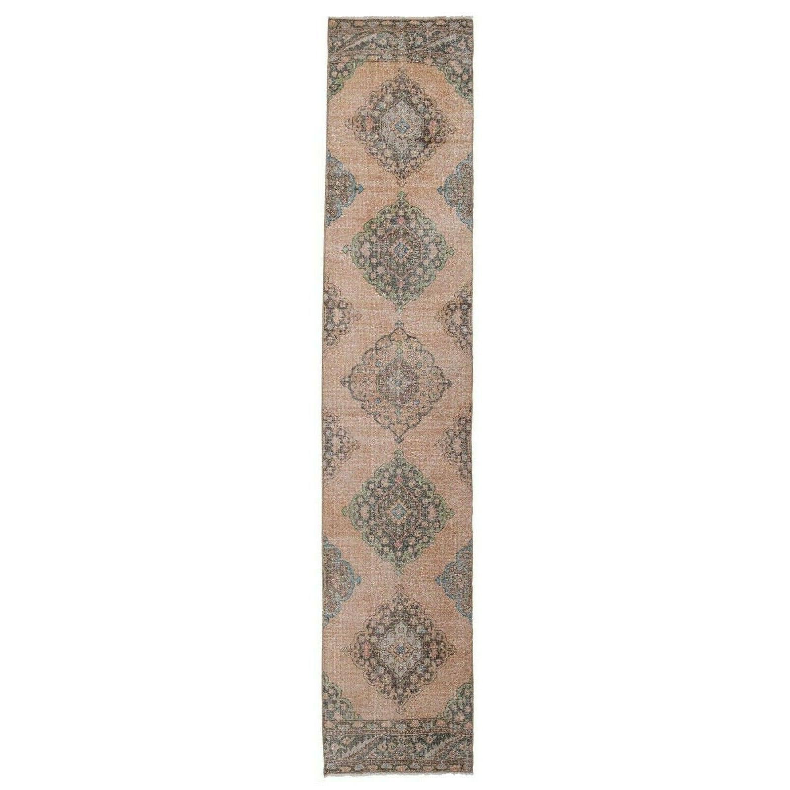 Vintage Turkish Runner Rug 2'7'' x 13'4''