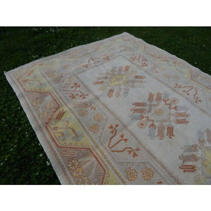 Vintage Oushak Rug 6'5'' x 9'5''