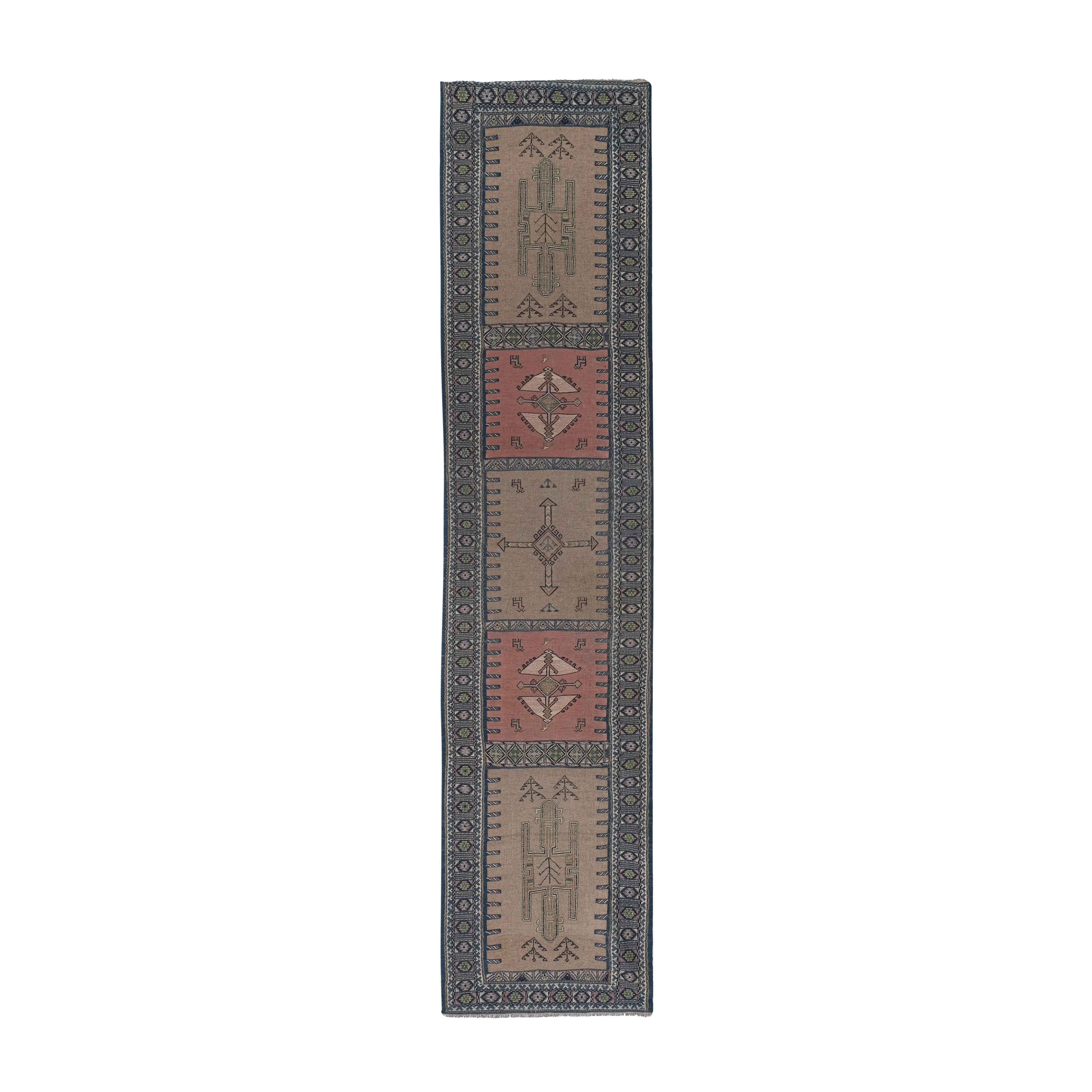 Vintage Turkish Runner 3'1'' x 13'3''