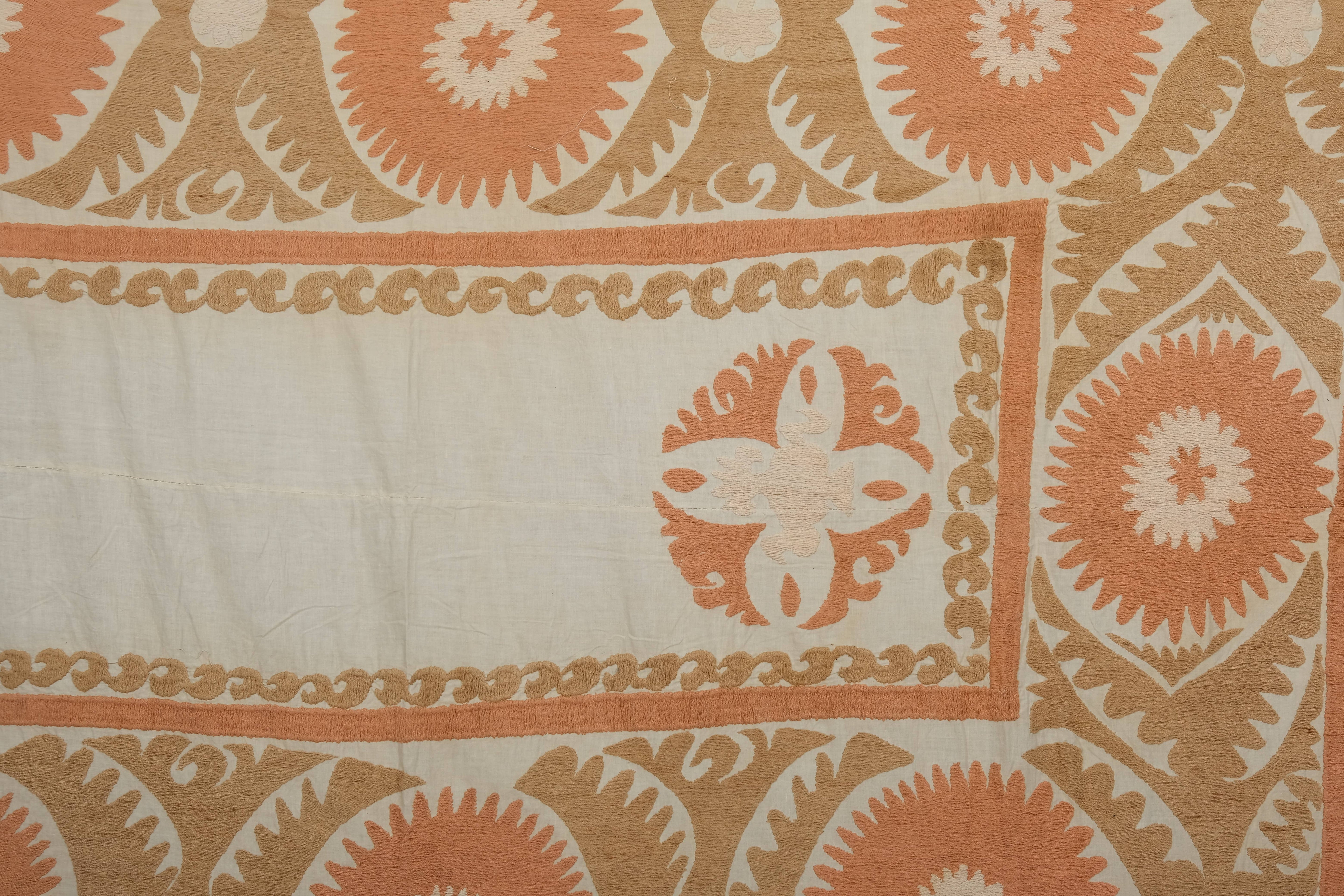 Suzani Wall Hanging & Bedspread | 5'5'' x 7'7''