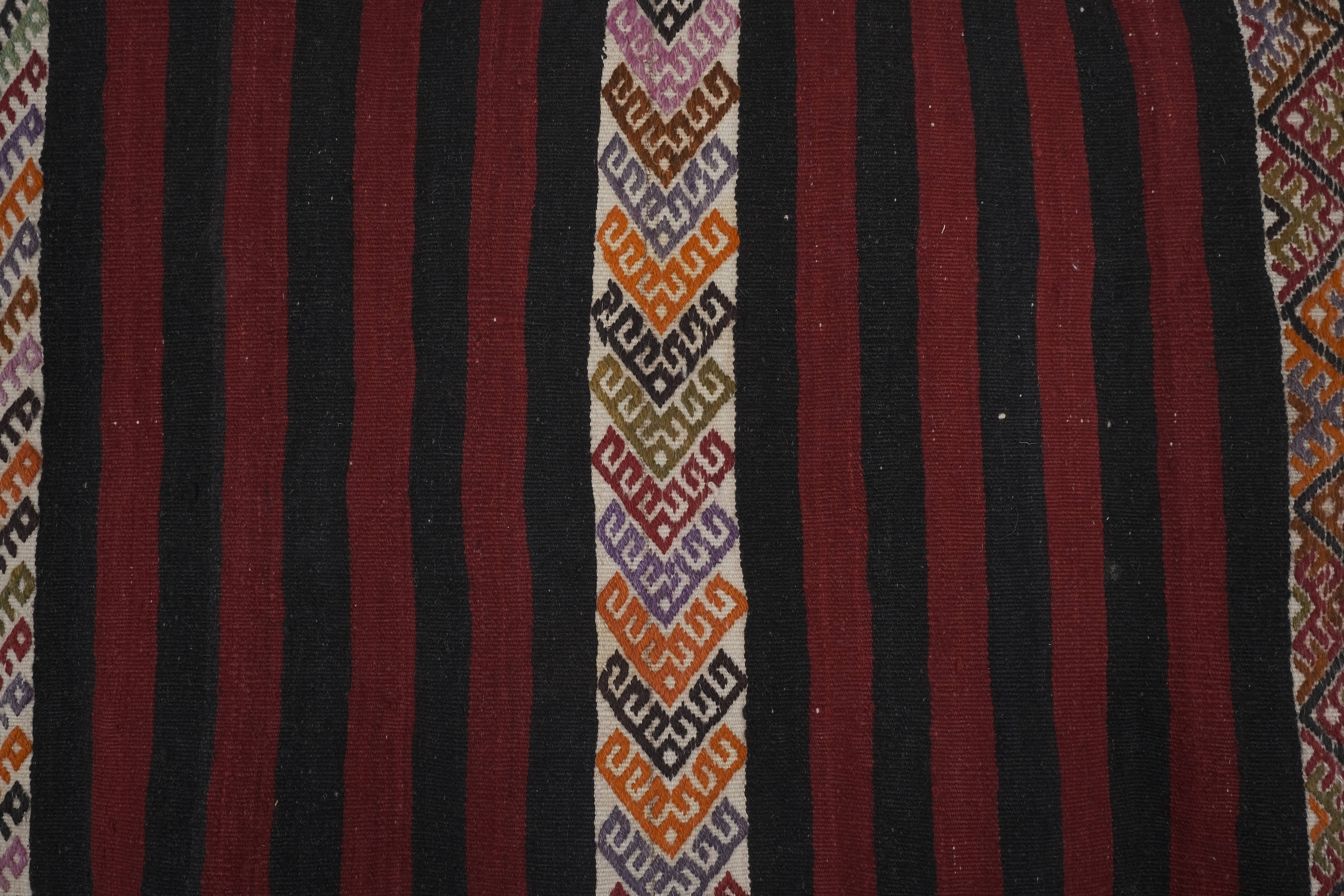 Vintage Turkish Kilim Runner 2'3'' x 10'2''