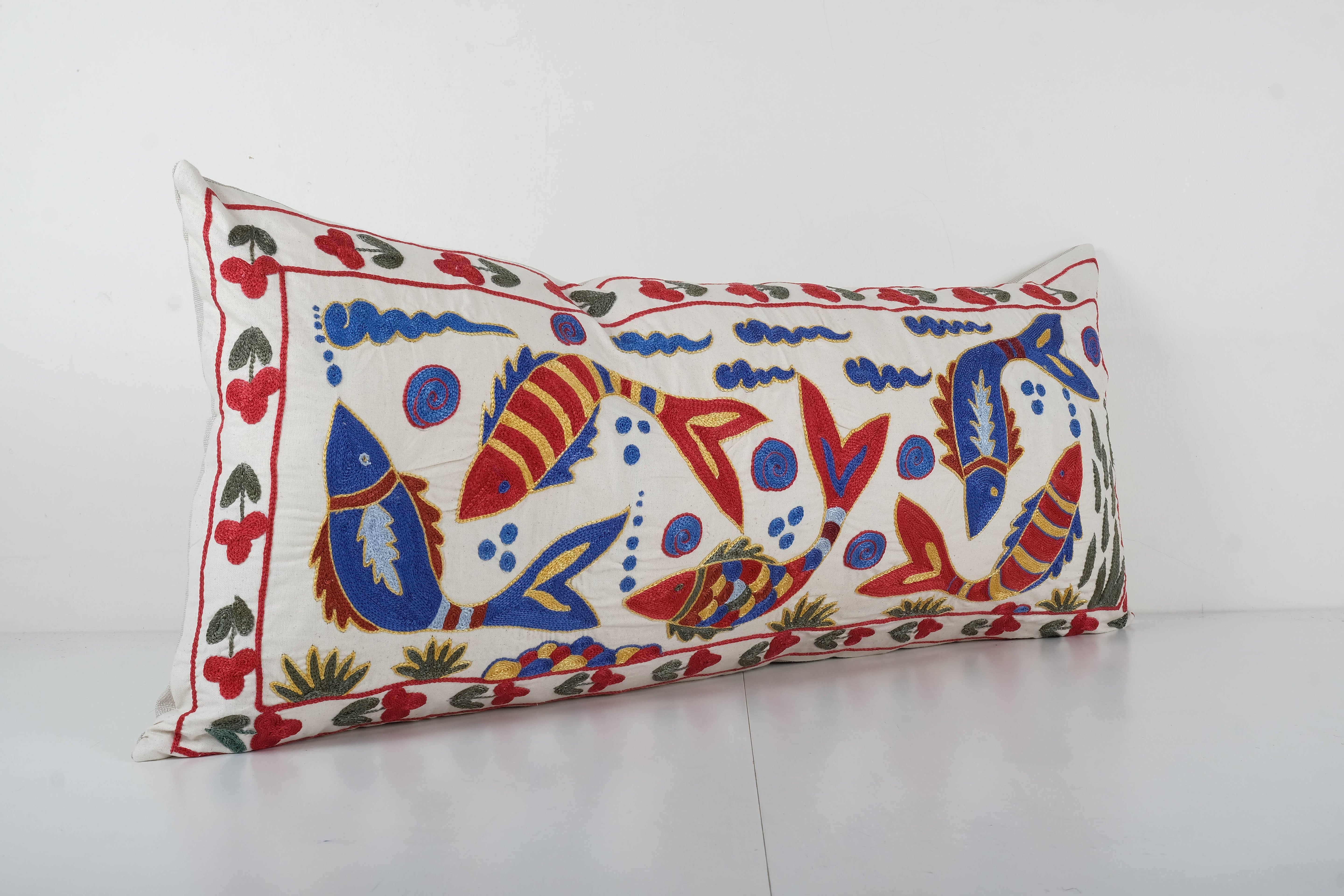 Suzani Bedding Pillow Cover | 17'' x 38''