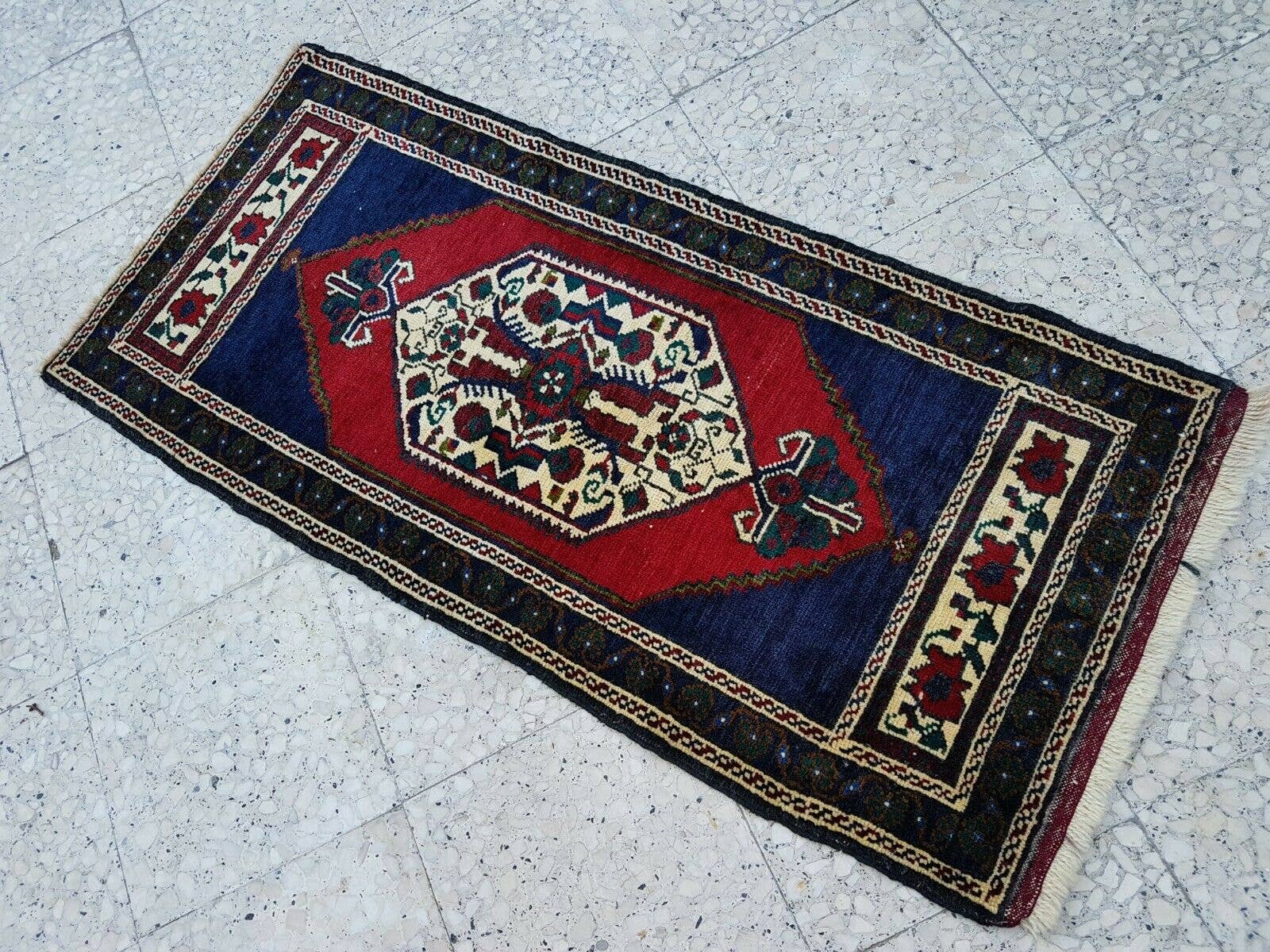 Vintage Yastik Rug 22'' x 49''