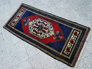 Vintage Yastik Rug 22'' x 49''