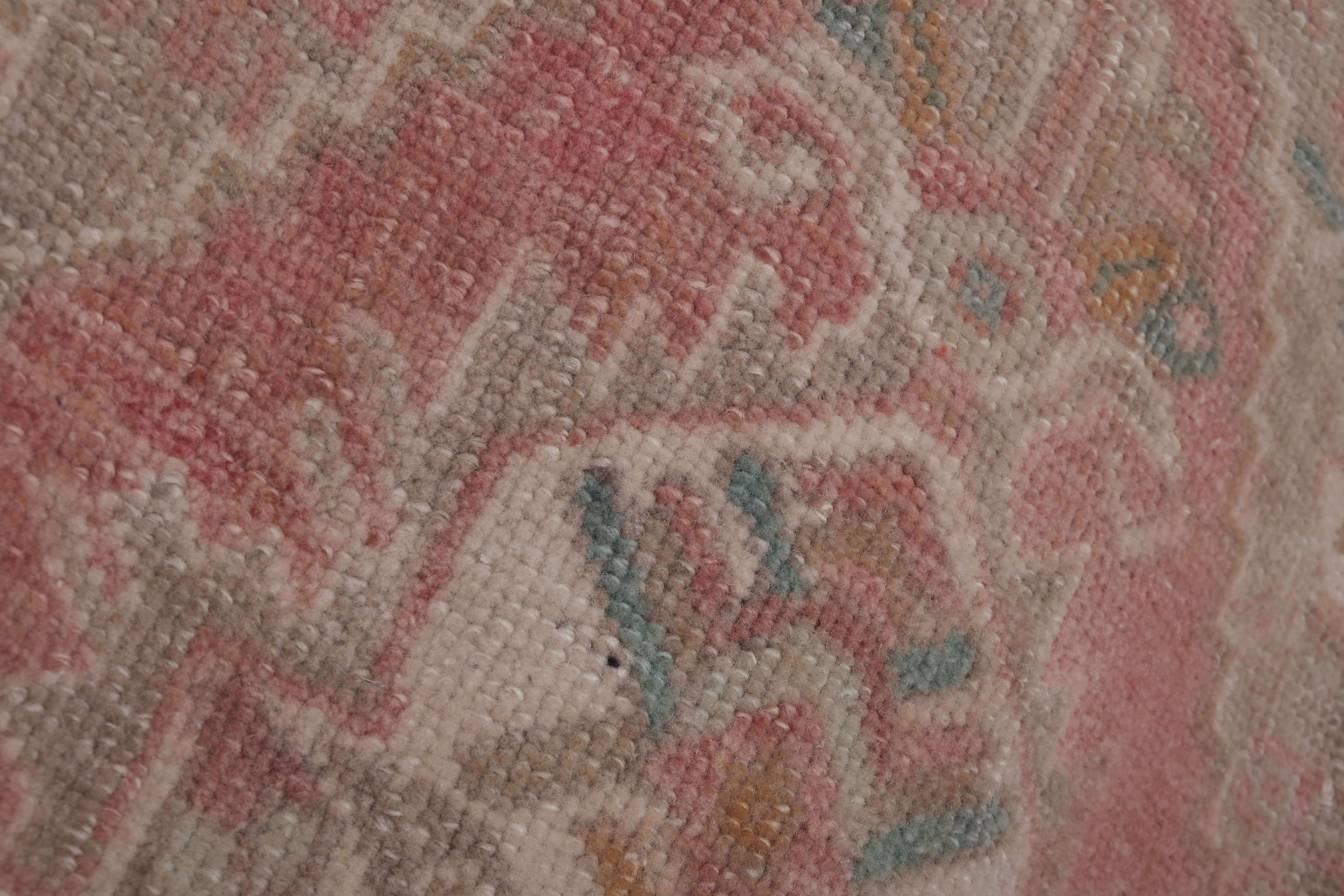 Vintage Oushak Yastik Rugs Set of 2 | 22'' x 41''