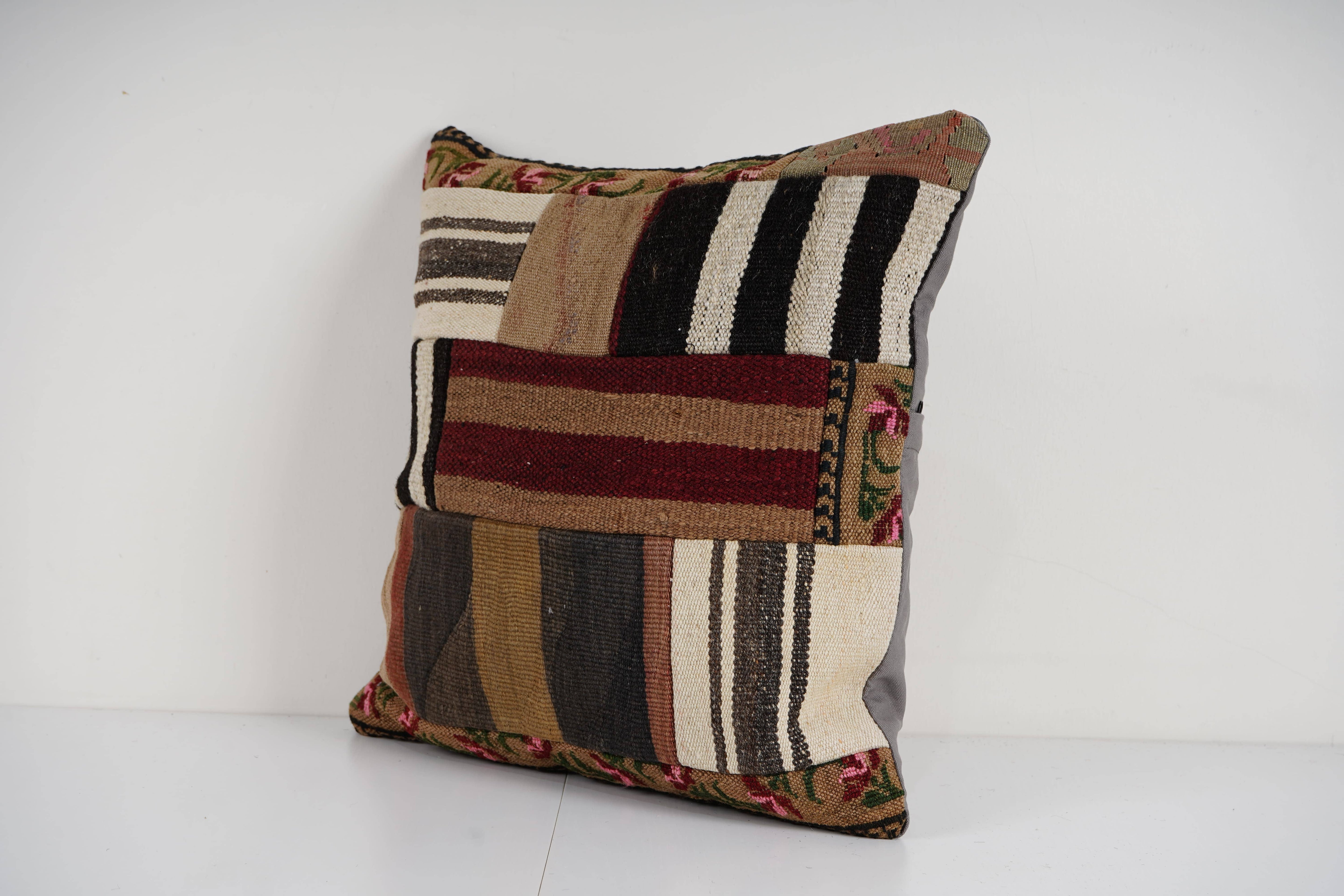 Suzani Patchwork Pillow Cover | 20'' x 20''