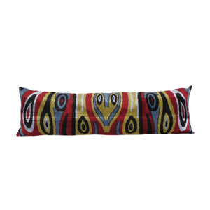 Silk Ikat Velvet Pillow Cover | 14'' x 50''