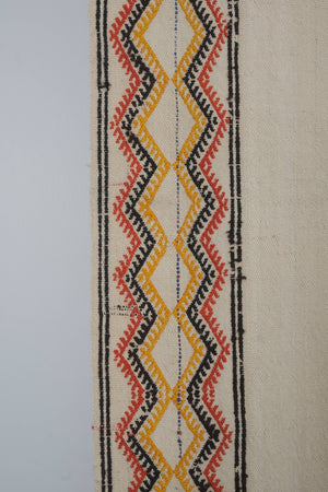 Vintage Turkish Kilim Runner 2'1'' x 15'2''