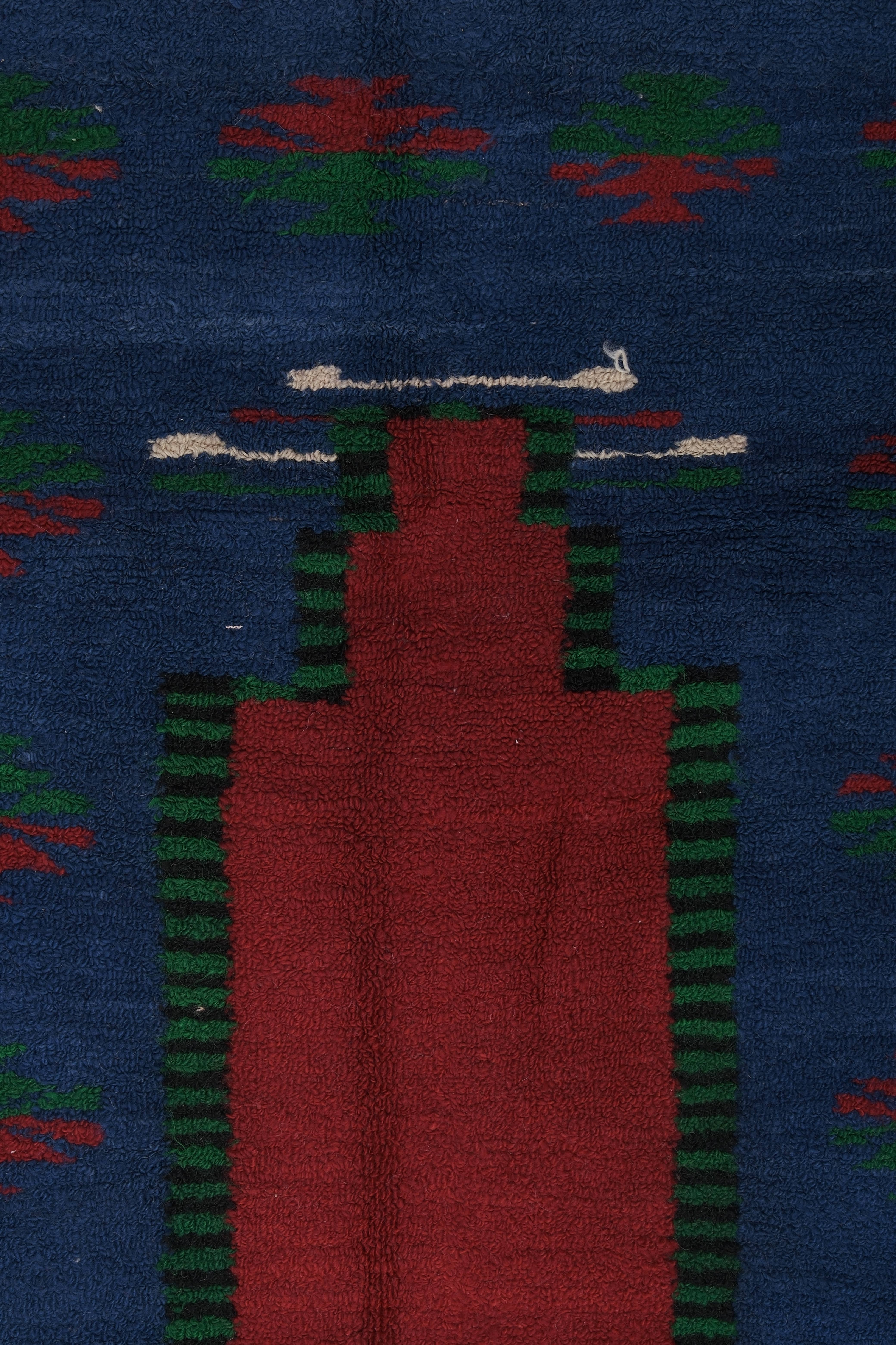 Vintage Turkish Tulu Rug 3'7'' x 5'3''