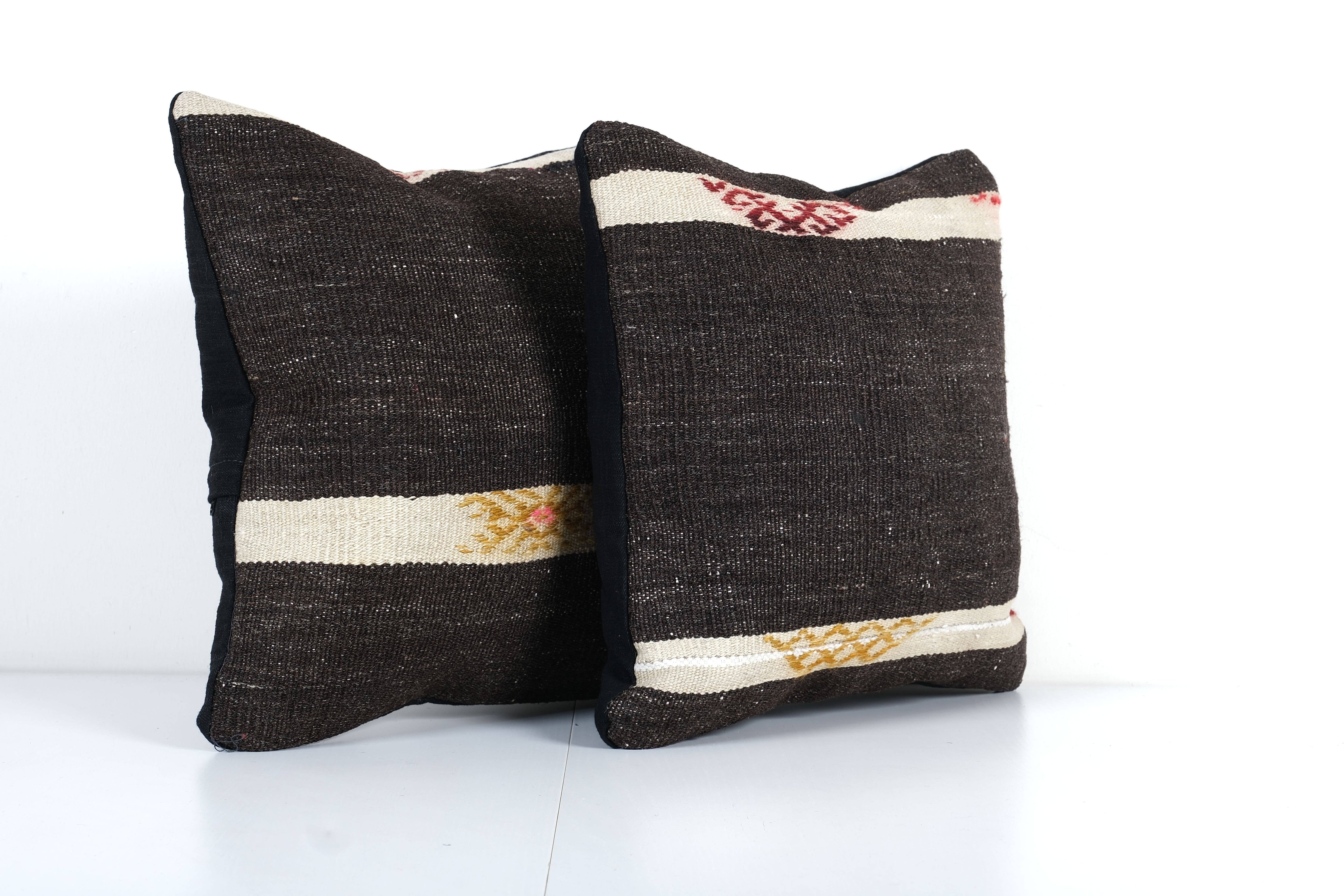 Kilim Pillow Cover Set of 2 | 15'' x 15''