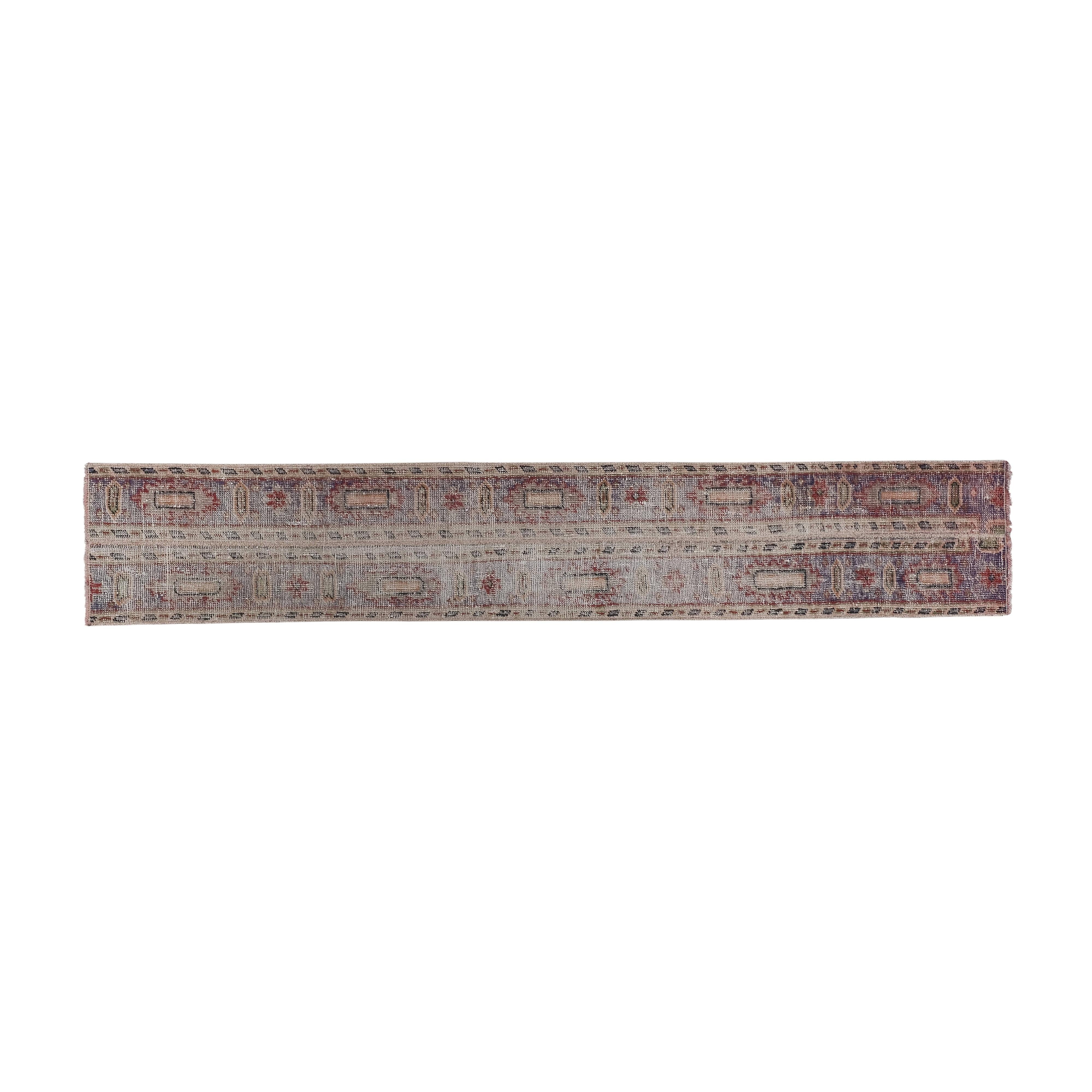 Vintage Kurdish Runner Rug 1'8'' x 9'5''