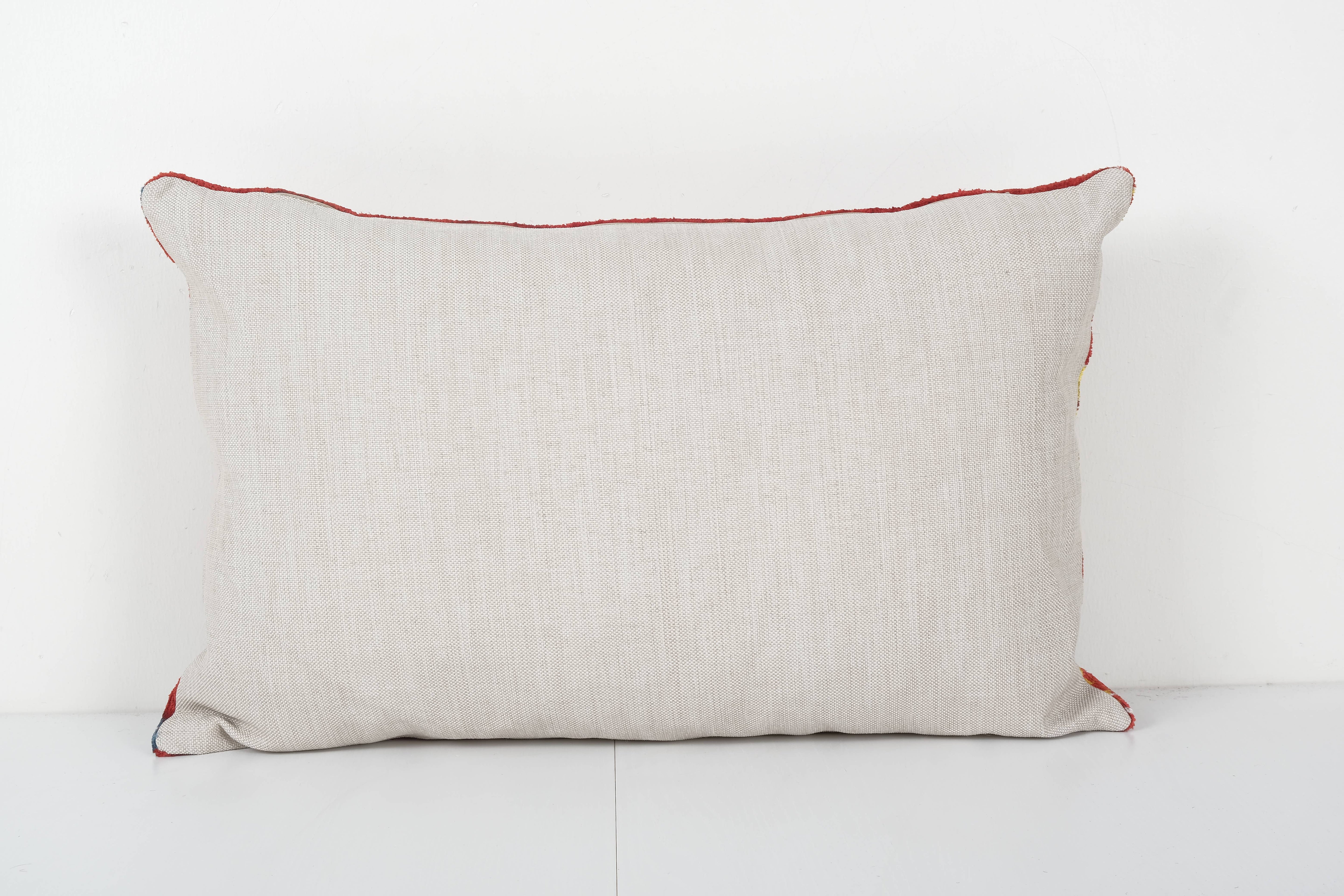 Fish Silk Ikat Velvet Pillow Cover | 16'' x 24''