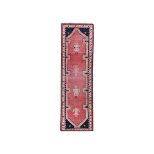 Vintage Turkish Runner Rug 3'2'' x 10'