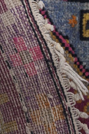 Vintage Herki Runner Rug 4'2'' x 12'1''
